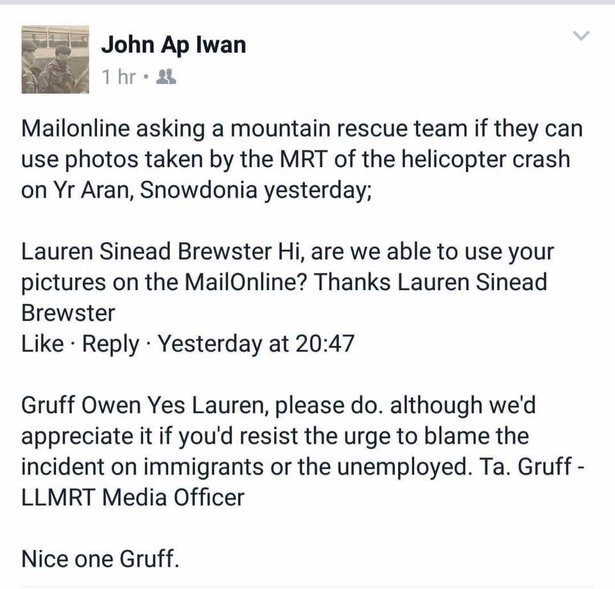 Absolute gold from <a href="/LlanberisMRT/">TAM Llanberis MRT</a> 😂