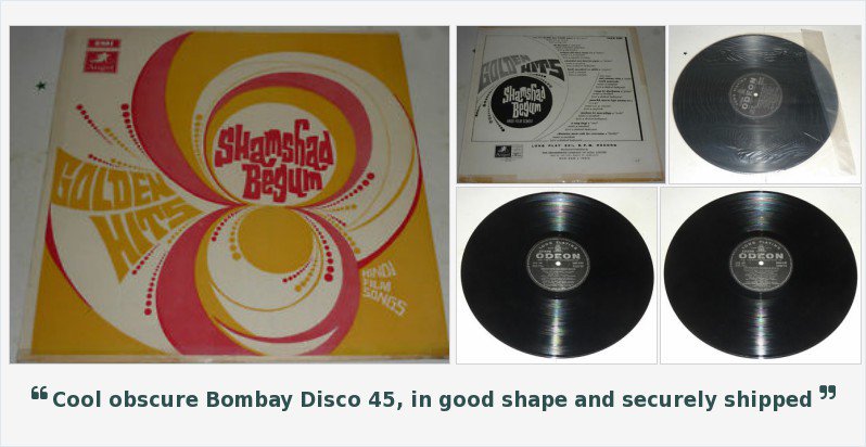 Golden Hits Of #ShamshadBegum (1970) - BID NOW #LP #Vinyl #Record #Bollywood #Hindi #Indian ebay.co.uk/itm/2821307478…