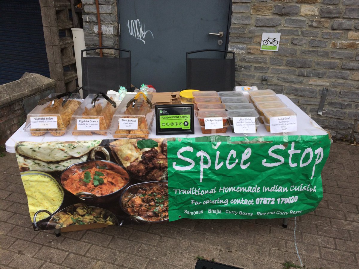 BS4Market's tweet photo. Feeling hungry? We have delicious curry, juices, sausages, Sicilian treats &amp; more at the market today #bristolmarket https://t.co/q800pZV3TP