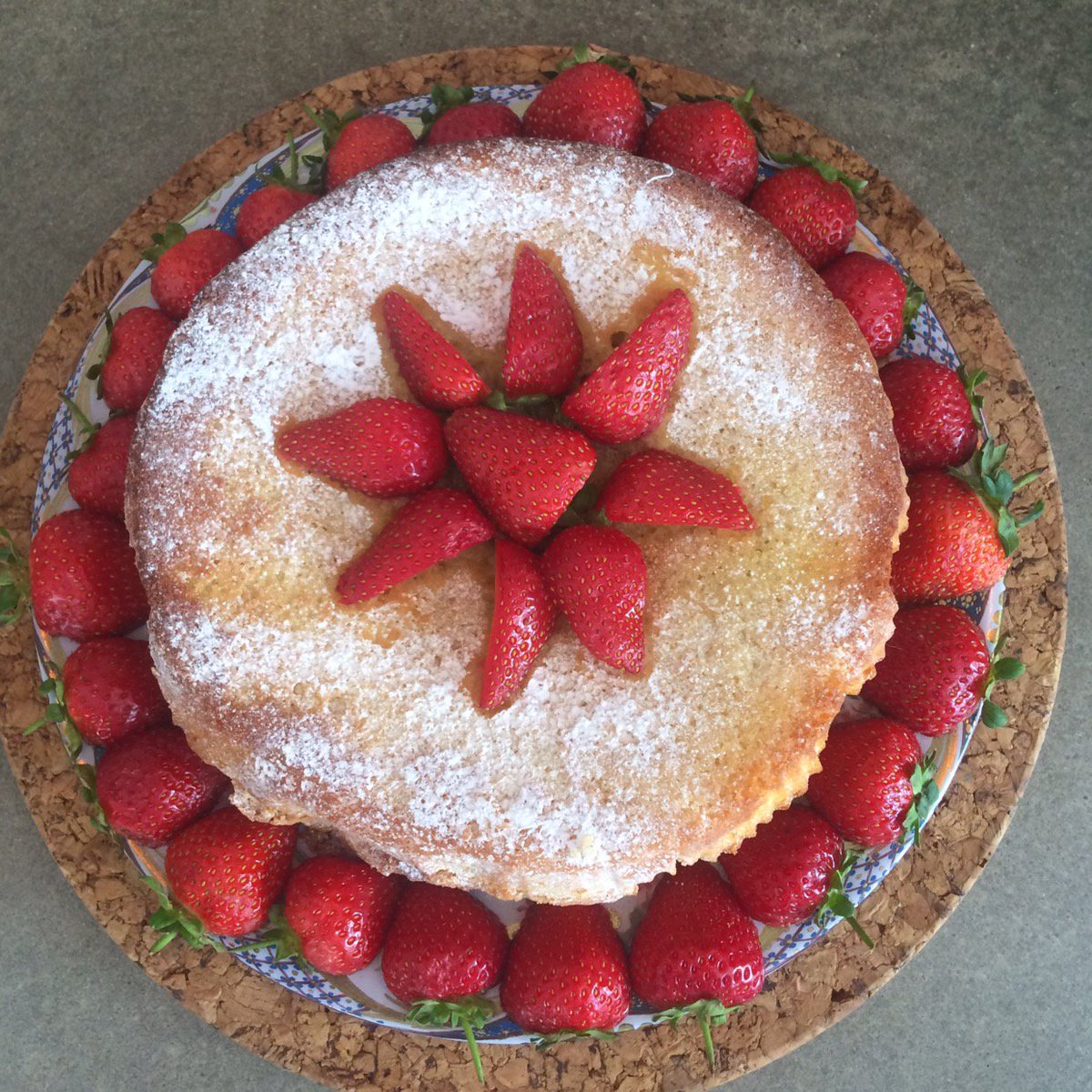 EsteKitchen's tweet photo. Sunday Concrete slab cake business. #bretoncake #jam #strawberries #bristolfood #estekitchen  #cakeboomness #foodie https://t.co/3oYc4UDorh