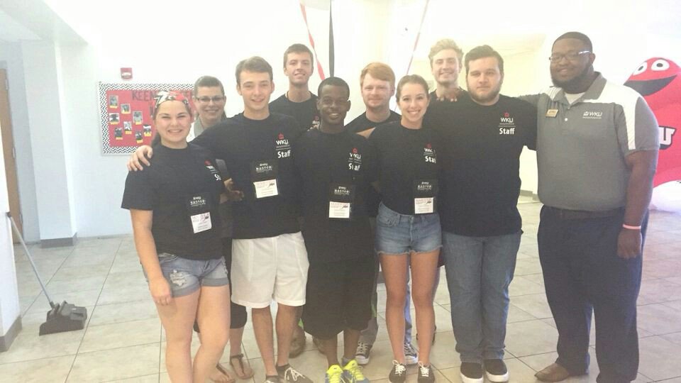 The Douglas Keen team is all ready for move in today! #hometothehill <a href="/WKUHRL/">WKU Housing 🏠</a>