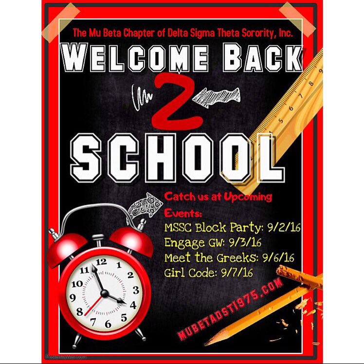 MuBetaDST's tweet image. As move-in day is quickly approaching, Mu Beta would like to Welcome all GW students back to school! 📚📓🖊📝😆