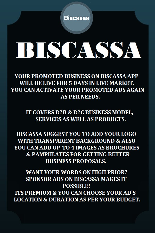 itsBiscassa's tweet photo. #Mail us:  info@biscassa.com
#website: https://t.co/fd6eD7dcgH
#Like us on #Facebook: https://t.co/DxfvlKeLg5 https://t.co/QW8f10CRlT