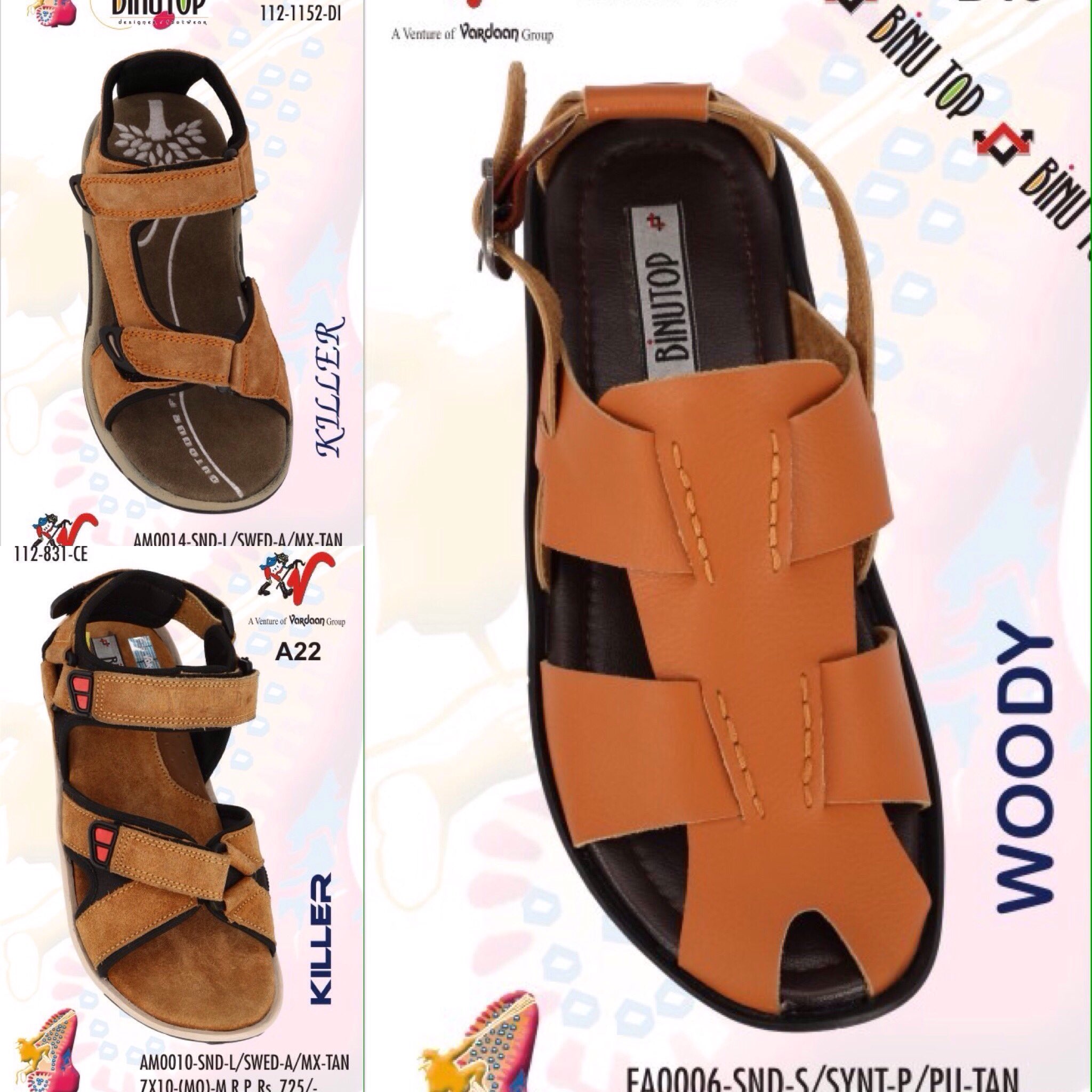 binutop sandals