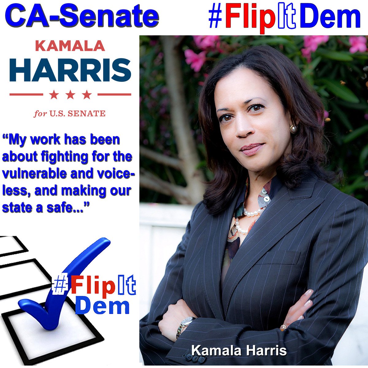 chartsNcharms's tweet photo. CA has a bunch of qualified Dems with a chance to make inroads & #FlipItDem to allow Hillary to implement her plans https://t.co/s0ZyEQD0nR