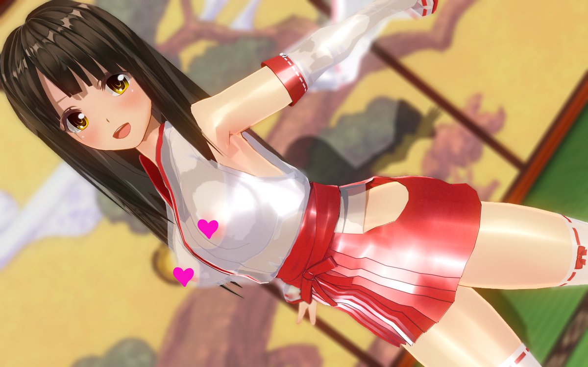 すとりんぐ On Twitter テカリ スケスケな巫女服 Cm3d2 カスタムメイド3d2 Https T Co Nvkysffyzy Twitter