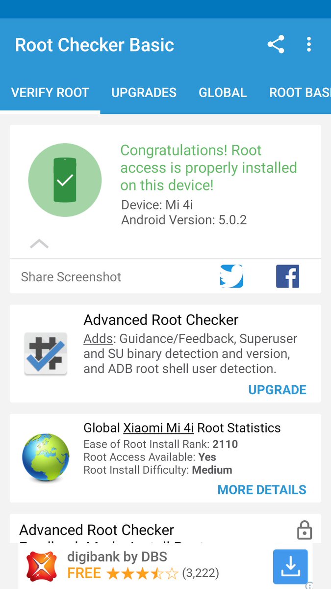 iamshubham13's tweet image. Root Checker Results #rootchecker #joeykrim