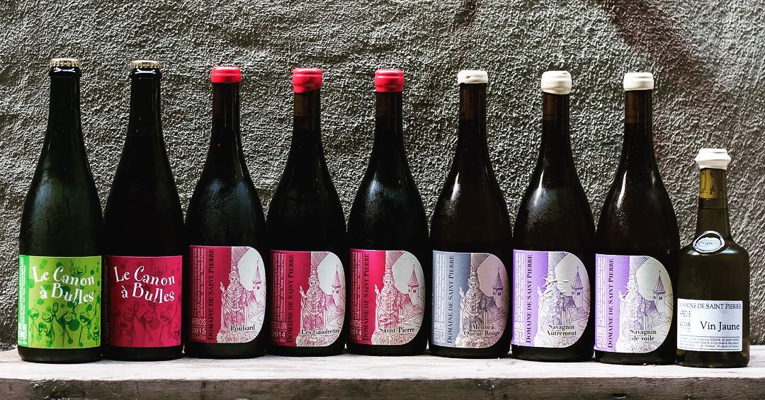 Fabrice Dodane's lineup for tonight! 8pm, by the glass! #naturalwine #JURA #JURAFOREVER #thetenbells