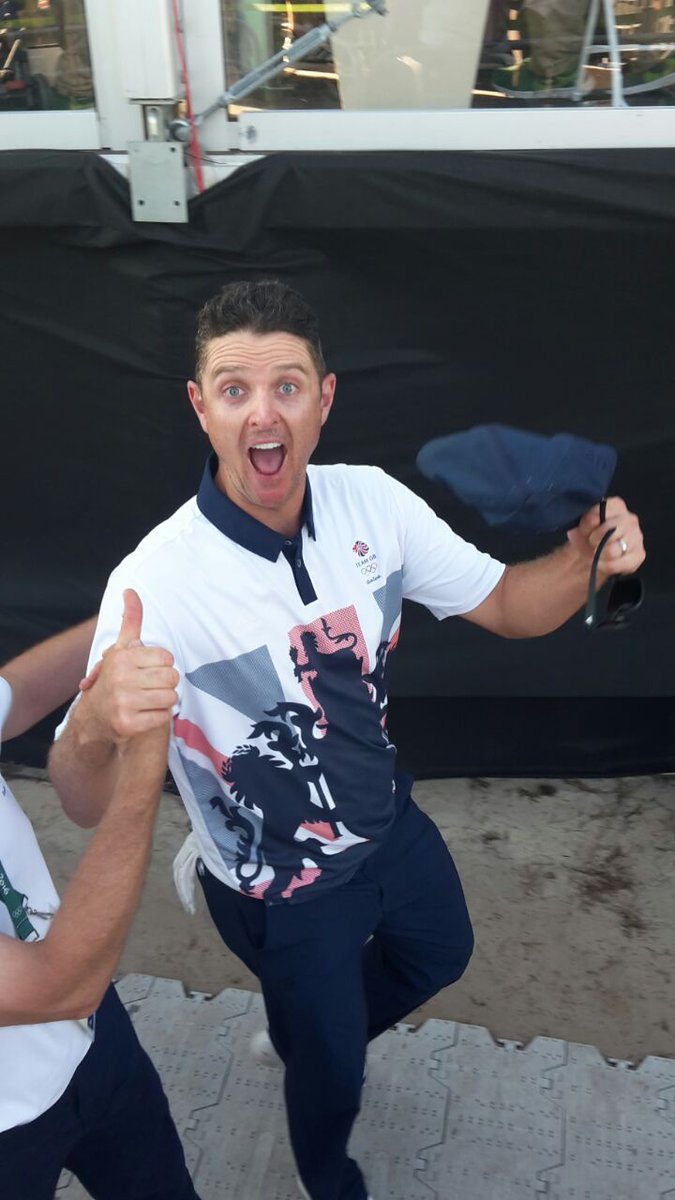 Team GB (@teamgb) on Twitter photo This is what writing history in your sport feels like! Congratulations <a href="/JustinRose99/">Justin ROSE</a>! So, so good! #Golf #Rio2016 This is what writing history in your sport feels like! Congratulations <a href="/JustinRose99/">Justin ROSE</a>! So, so good! #Golf #Rio2016