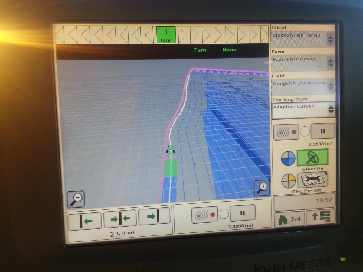 PrecisionAGPaul's tweet photo. Recorded this adaptive curve last summer and it's still bang on the money. Gotta love technology #bbrtk https://t.co/83CMcPSugD