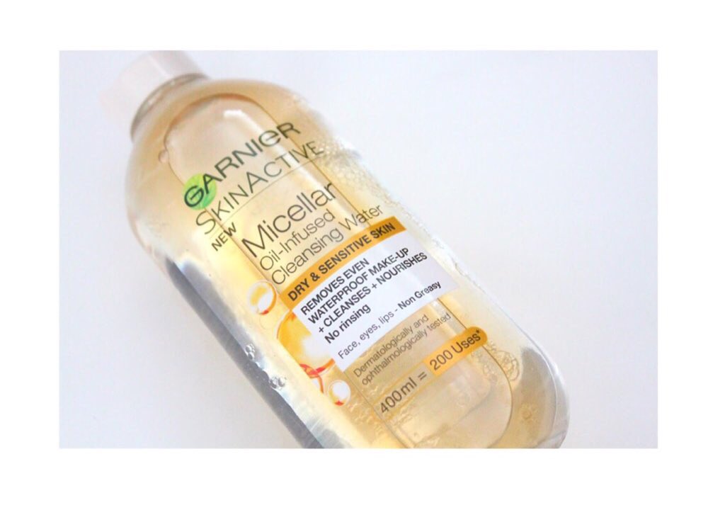 Garnier Oil-Infused Micellar Water Review .. - Queen Bee queenbeeie.com/1/post/2016/08… <a href="/irish_blogger/">#IrishBloggers</a> #irishblogger