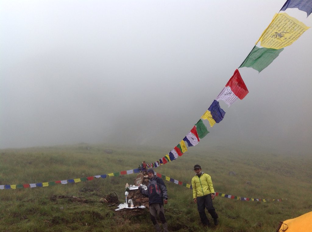 TechnicalHimal's tweet image. Base Camp of Mt. Kanjerowa 6612m we had a special puja before heading climb up unclimbing mountain of Upper Dolpa