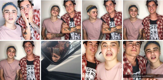 kiersdaisies's tweet photo. When #LAWLORFF hangs out I get so excited and take a bunch of screenshots 😂📸 @KianLawley @kian @sampottorff https://t.co/aF9P52Ygij