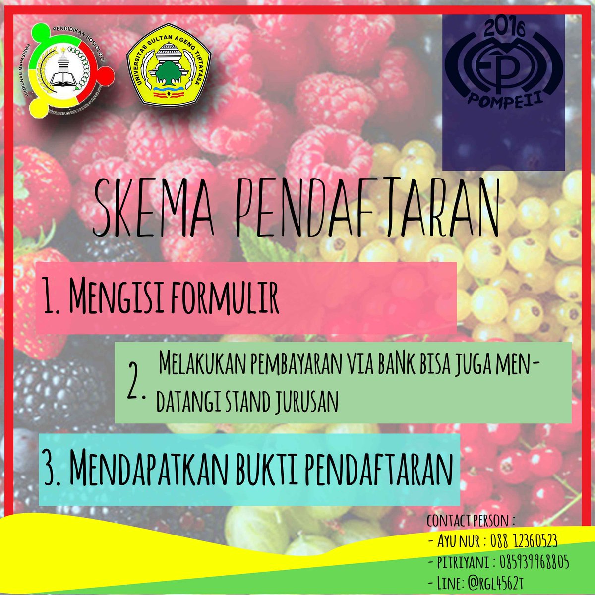 AKHIRNYA DIBUKA!
Pendaftaran Ospek Jurusan Pendidikan Sosiologi 2016
link pendaftarannya : goo.gl/forms/FytCx57Y…