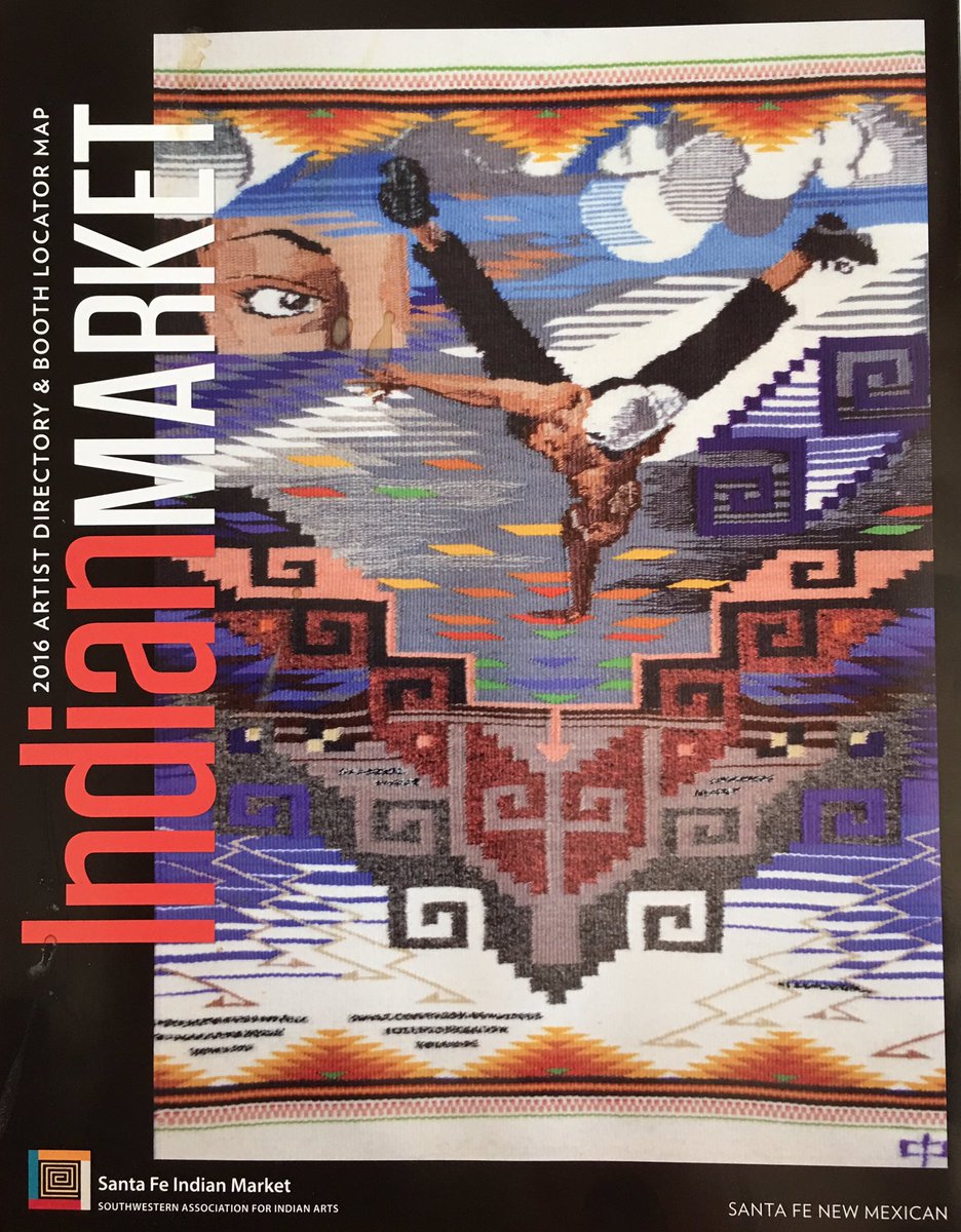 SWAIA's tweet photo. New Mexican's official Indian Market booth guide. Get it today! #santafeindianmarket https://t.co/KBxsDAbIF7