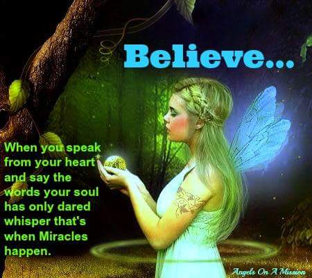 When you speak from your #heart, #Miracles happen! #JoyTrain RT @moonlightcougar