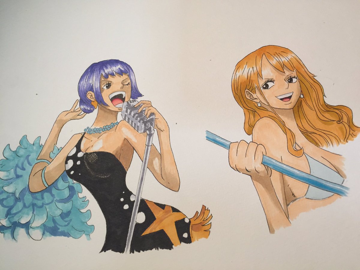 ナミとカリーナ #ワンピース #onepiece #ナミ #カリーナ #ワンピース 
