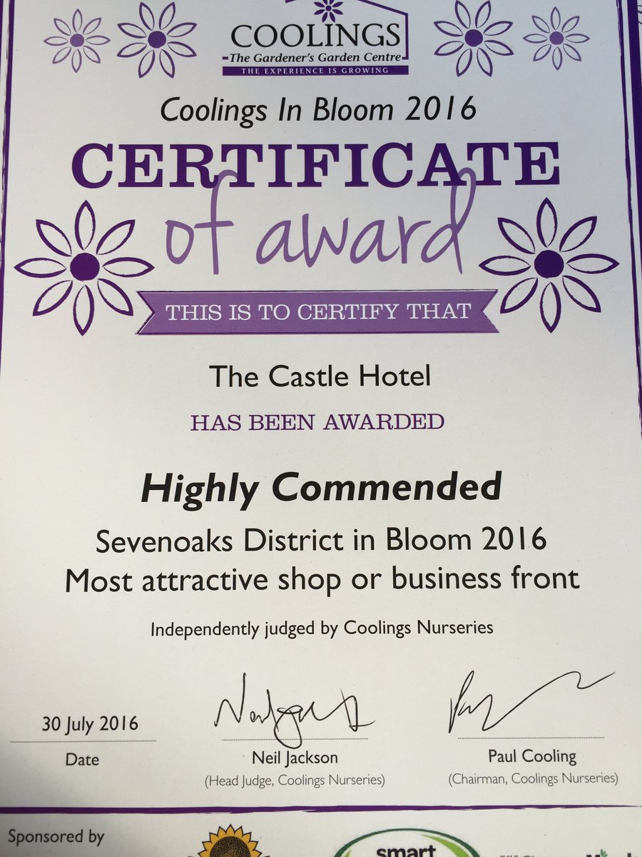 #eynsfordinbloom #castlehotelkent