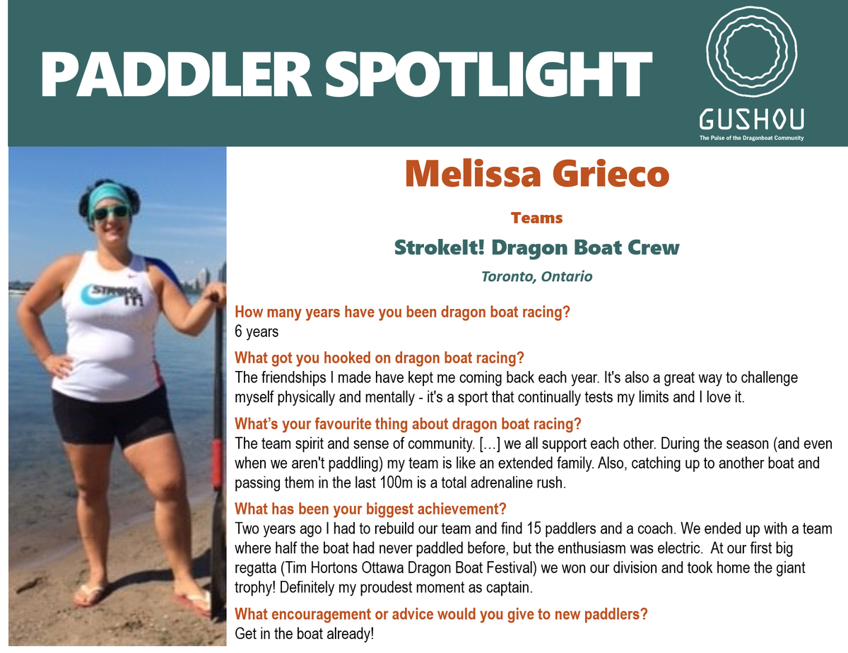 gogushou's tweet image. &quot;Get in the boat already!&quot; - Melissa Grieco from @strokeit_dbc #PaddlerSpotlight @sportswomenIRL #GoGushou