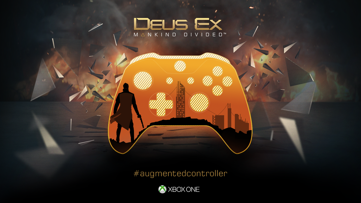 My design for the <a href="/xboxuk/">Xbox UK</a> <a href="/DeusEx/">Deus Ex</a> #MankindDivided #augmentedcontroller - I hope you guys like it!