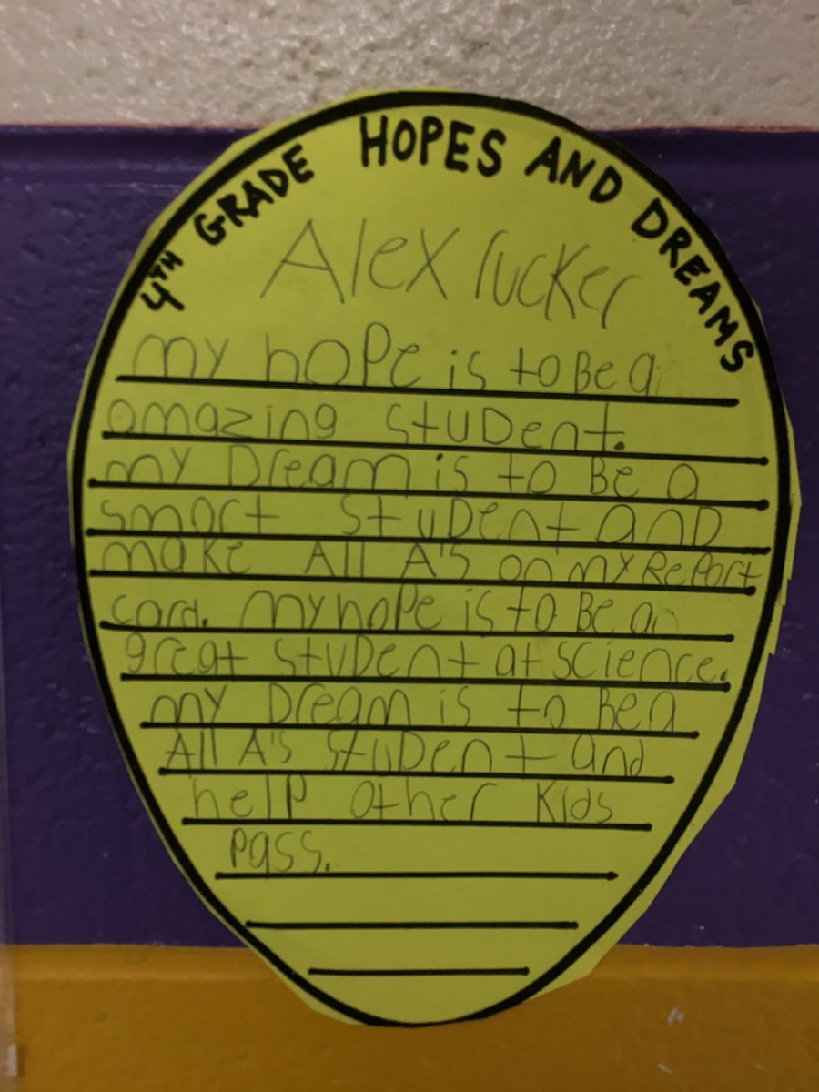 BellshireEagles's tweet photo. #Bellshire students share their #hopesanddreams. #makingithappen #eaglepride https://t.co/wMKms1e0AN