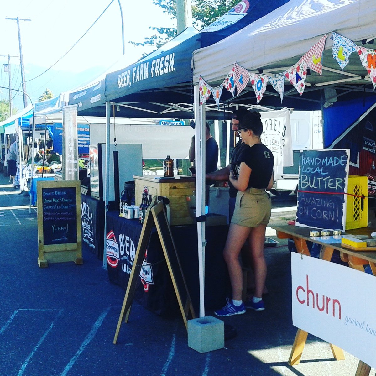 Get some fresh handmade butter at the Mt. Pleasant Farmer's Market today! <a href="/VanMarkets/">Vancouver Farmers Markets</a> #mtpleasantfm