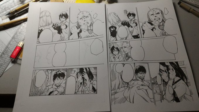 ホワイトインクがないし使い方お知らないし。描き直すしかないと思いまして 