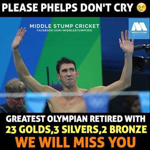 Vardharaj_Konar's tweet photo. @MichaelPhelps Dont cry
we will miss u❤❤
#GreatSwimmer #Rio2016 #RioOlympics2016 #USA
#23golds #3Silver #2bronze https://t.co/gcBzLSPDv9