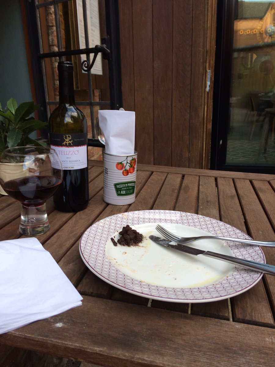 Thought it was sad eating alone in restaurant then realised can chew loudly use phone and chat up waitress it's ace