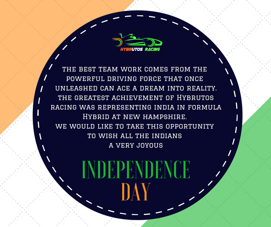 Team Hybrutos wishes all a Happy Independence Day!