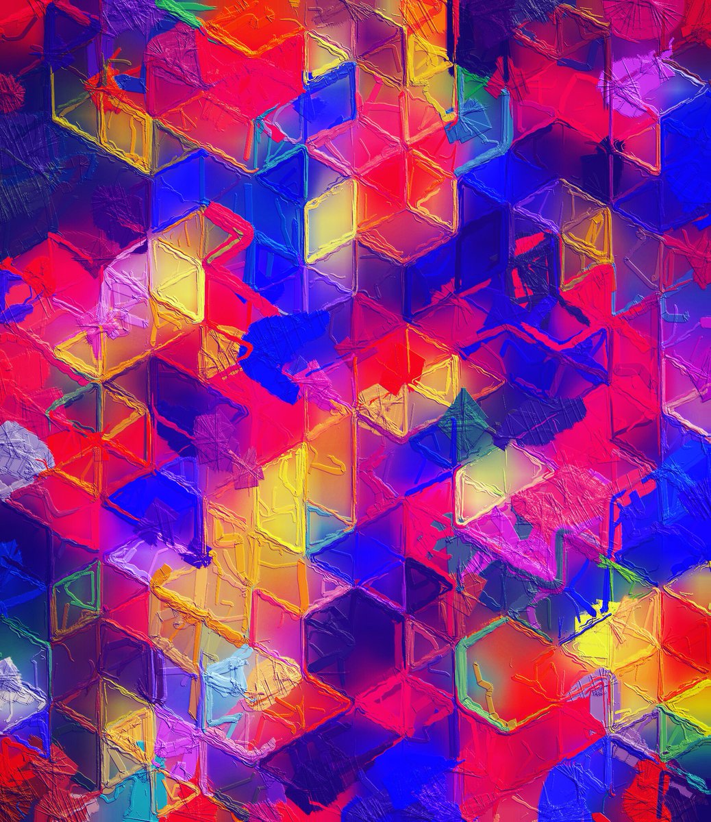 ArchiveDeep's tweet image. #patterns #shapes #painting #art #myart #myartwork #colour #expression #angles #blue #red #yellow #create #creative