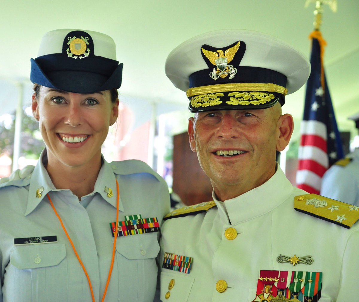 MelissaLeake's tweet photo. Vice admiral Lee's retirement! My all-time favorite! #uscg #gocoastguard https://t.co/coVXsaVeeq