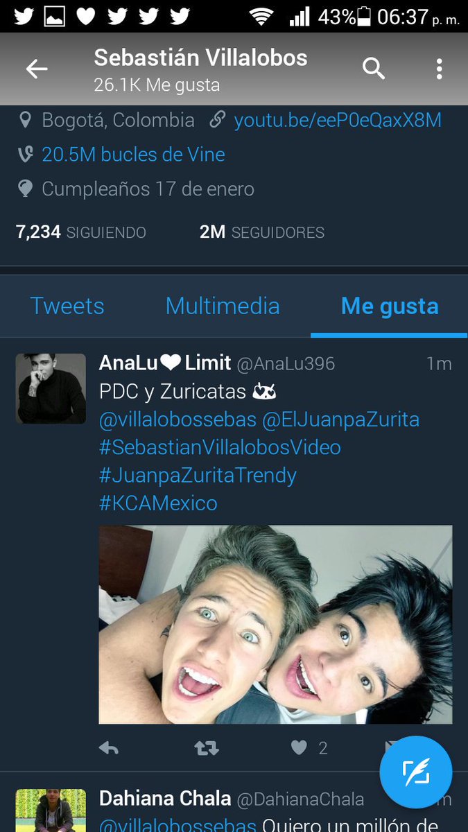 Gracias <a href="/villalobossebas/">sebastián villalobos</a> por el like❤
#SebastianVillalobosVideo
#JuanpaZuritaTrendy  
#KCAMexico