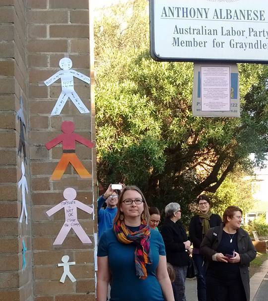 I joined a group of #LoveMakesAWay peeps asking our local MP <a href="/AlboMP/">Anthony Albanese</a> to #BringThemHere #naurufiles