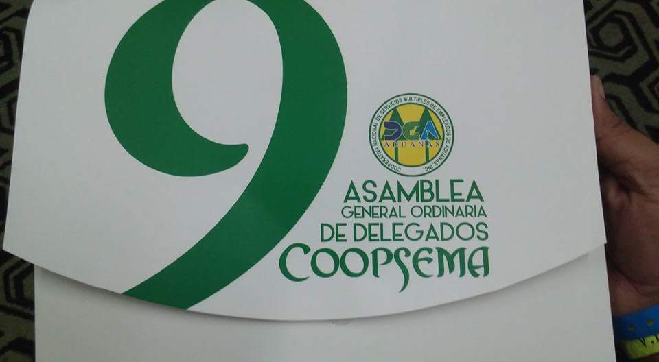 Asamblea General Ordinaria de Delegados de la Cooperativa de Servicios Múltiples de Empleados de Aduanas. #COOPSEMA
