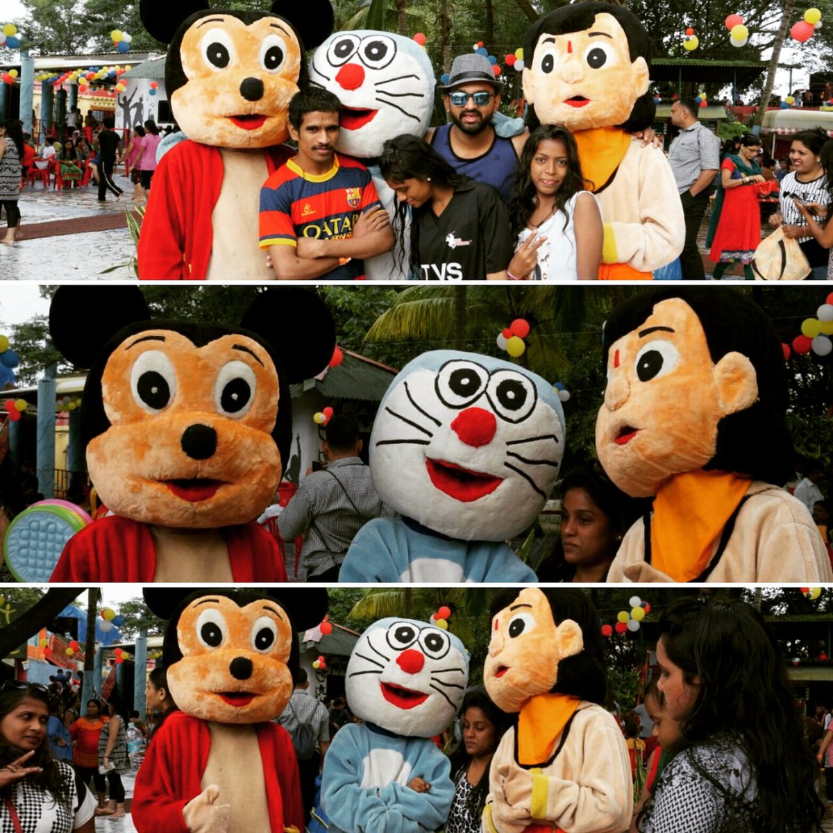 Greatescapepark's tweet photo. Teen tigada kaam tagada, enjoy with your favourite characters aur kijiye #MastiFull https://t.co/LCGlTe4Zvt