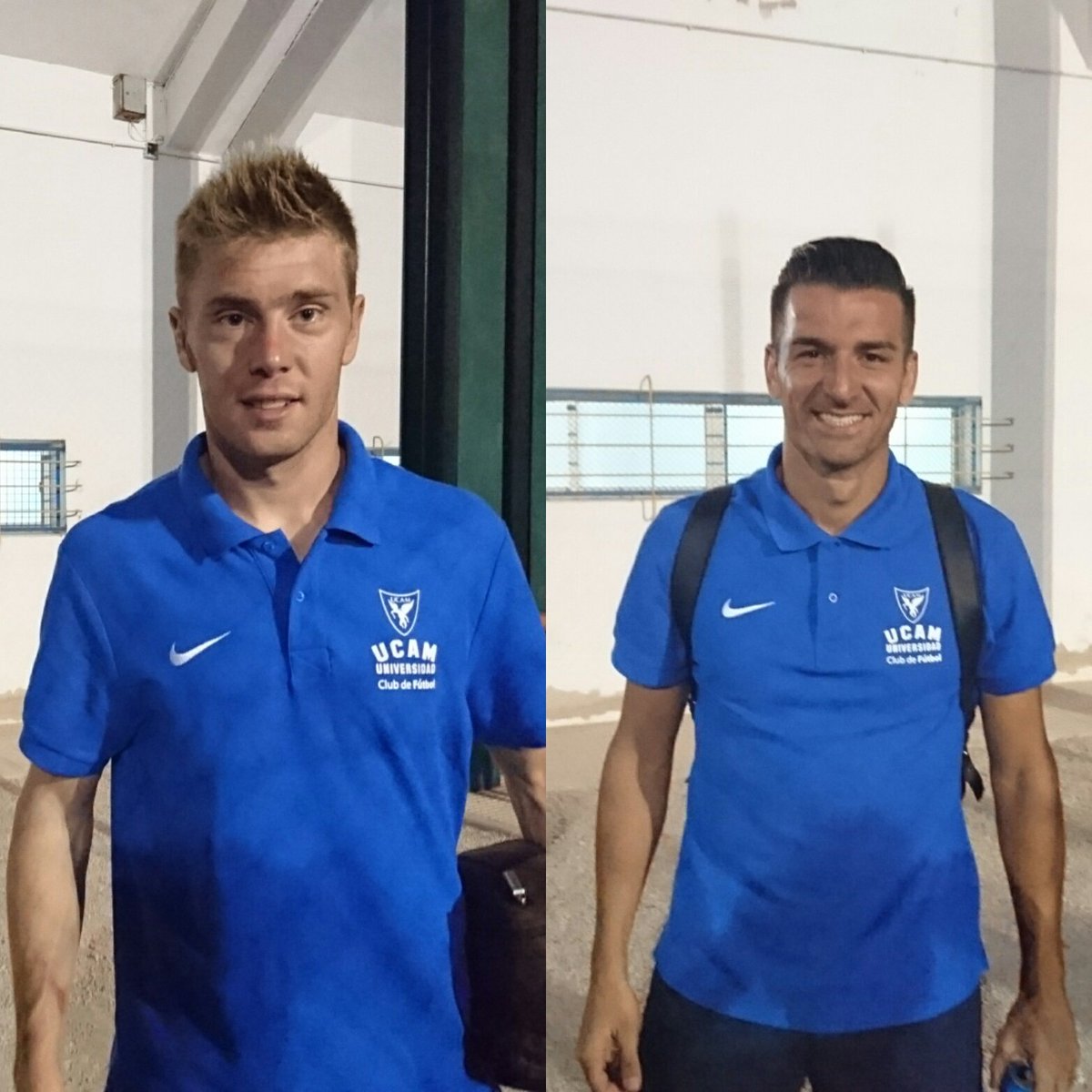 Un placer saludar a dos #exnumantinos del <a href="/UCAMMurciaCF/">UCAM Murcia CF</a>,  Vicente y <a href="/NatalioLP19/">Natalio</a>. Mucha suerte esta temporada!! 😉