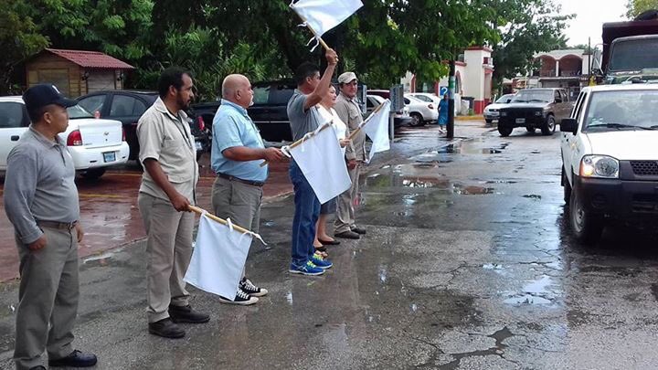 chepebacalar's tweet photo. Esta mañana di el banderazo de inicio a la campaña de Eliminación de Criaderos, en la cabecera municipal de #Bacalar https://t.co/cIoT266OlC
