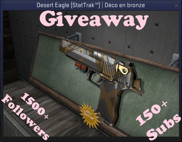 MadGamerNL's tweet photo. Like #CSGO / Like #Stattrack / Like the #DesertEagle? Follow/SUB!
@ShoutRTs @Relay_RTs @Twitchstarter https://t.co/PLHOAJ6lCi