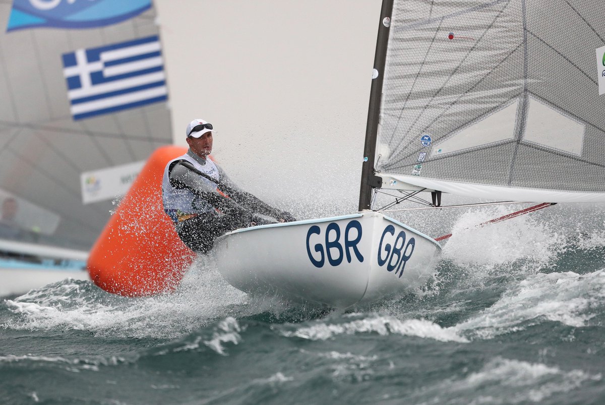 Keen observers will spot <a href="/GilesScott/">Giles Scott</a>'s performance in the Men's Finn means a very good Tuesday in store ;) #Sailing