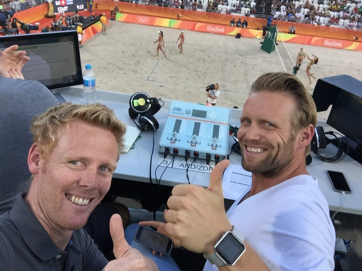 Wir waren dabei 😉 <a href="/LauraundKira/">Ludwig/Walkenhorst</a> haben grandios gg CAN gewonnen u stehen im Hf!!! Glückwunsch, Mädels!!! #Rio2016