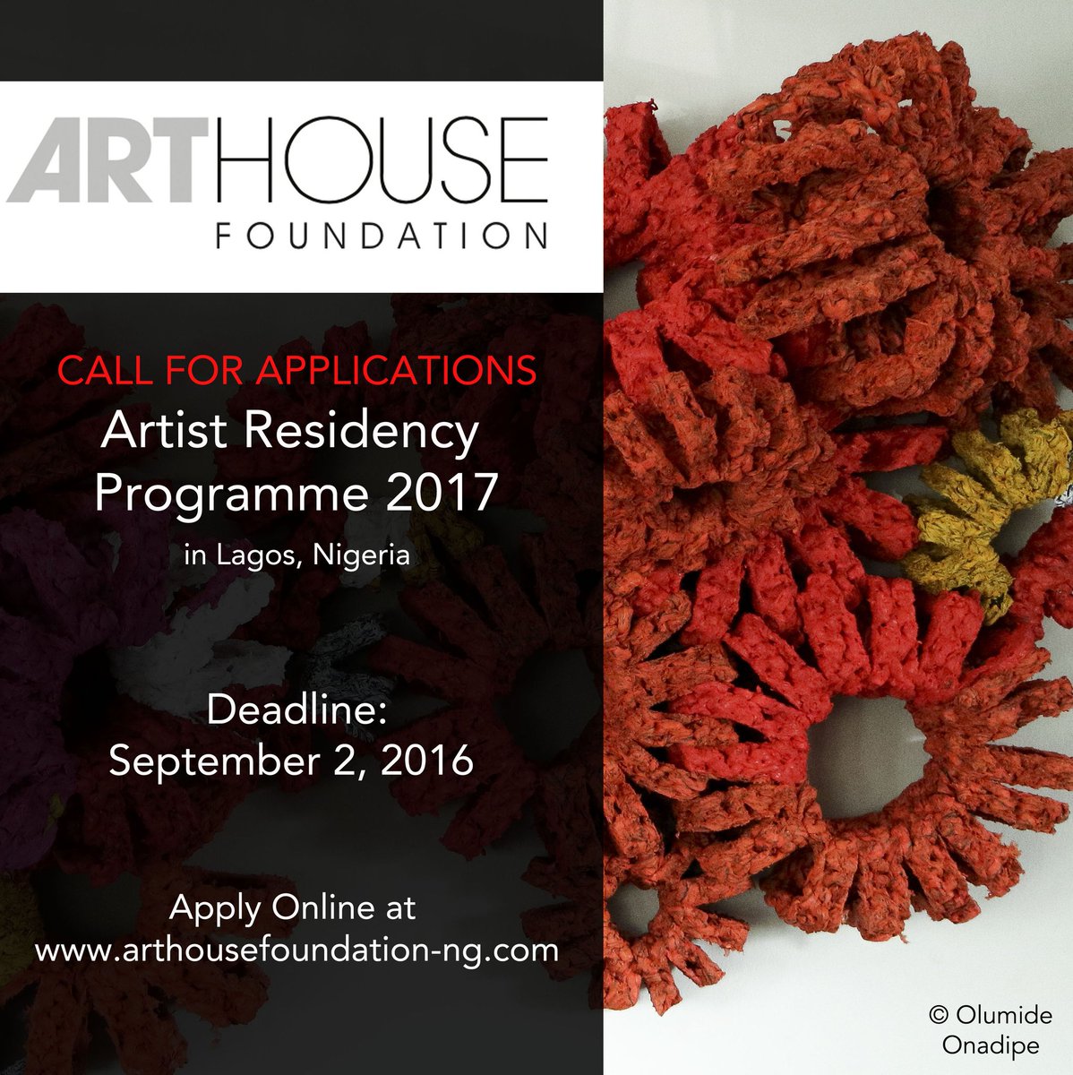 ArtHouseContemp's tweet photo. #Calltoapply Two artists per session will be chosen as artists-in-residence.
Apply at https://t.co/KPZ3VaF2VG https://t.co/fyHPcTOoM8