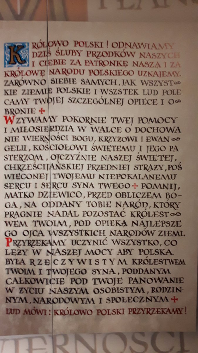kensbok's tweet photo. Śluby Jasnogórskie Prymasa Wyszyńskiego z 1956 r. Prorocze i nadal aktualne! https://t.co/7NKHKvMQte