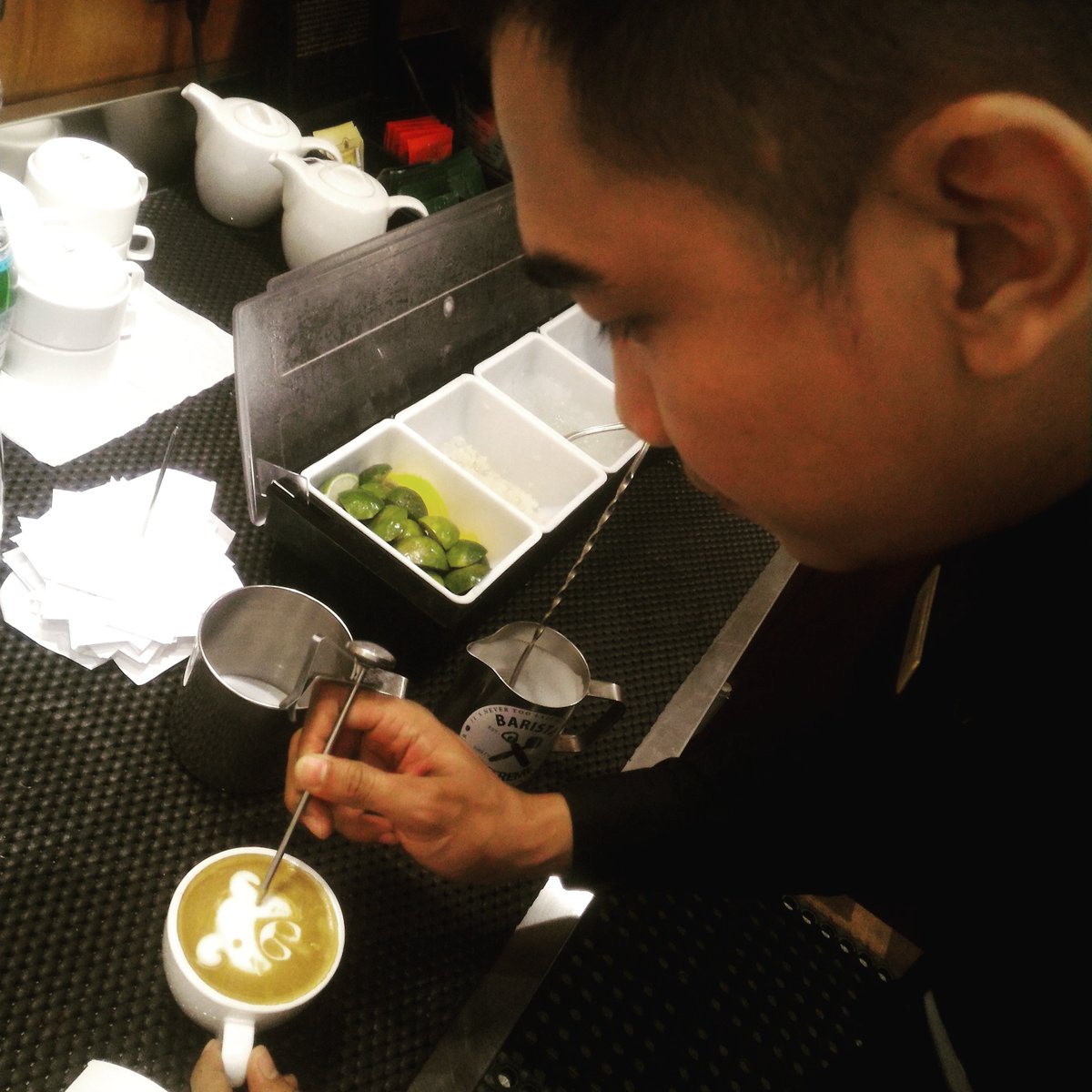 #cappucino,#lateart ☕😁