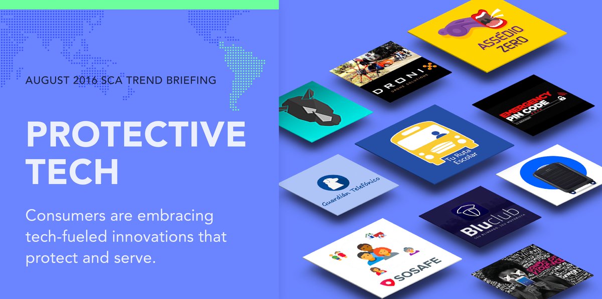 trendwatching's tweet photo. There are 4 key drivers of #PROTECTIVETECH. How can YOUR organization address them? https://t.co/pINXhkxoY9 https://t.co/U449HOAUjm