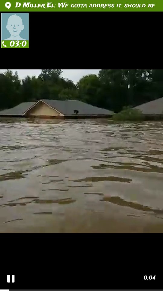 RulerMentality's tweet photo. My home town Baton Rouge is Flooded almost to the roof https://t.co/k9KZJx2IP8