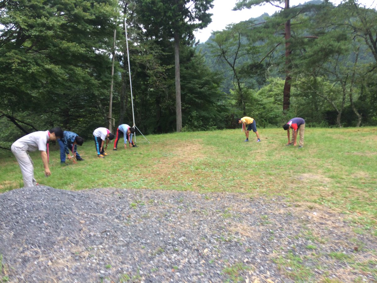 boy7nakano's tweet photo. BS隊 夏季野営
おはようございます！3日目が始まりました！
今日はサイト内で工作したりする予定です https://t.co/sMqai3lDwj