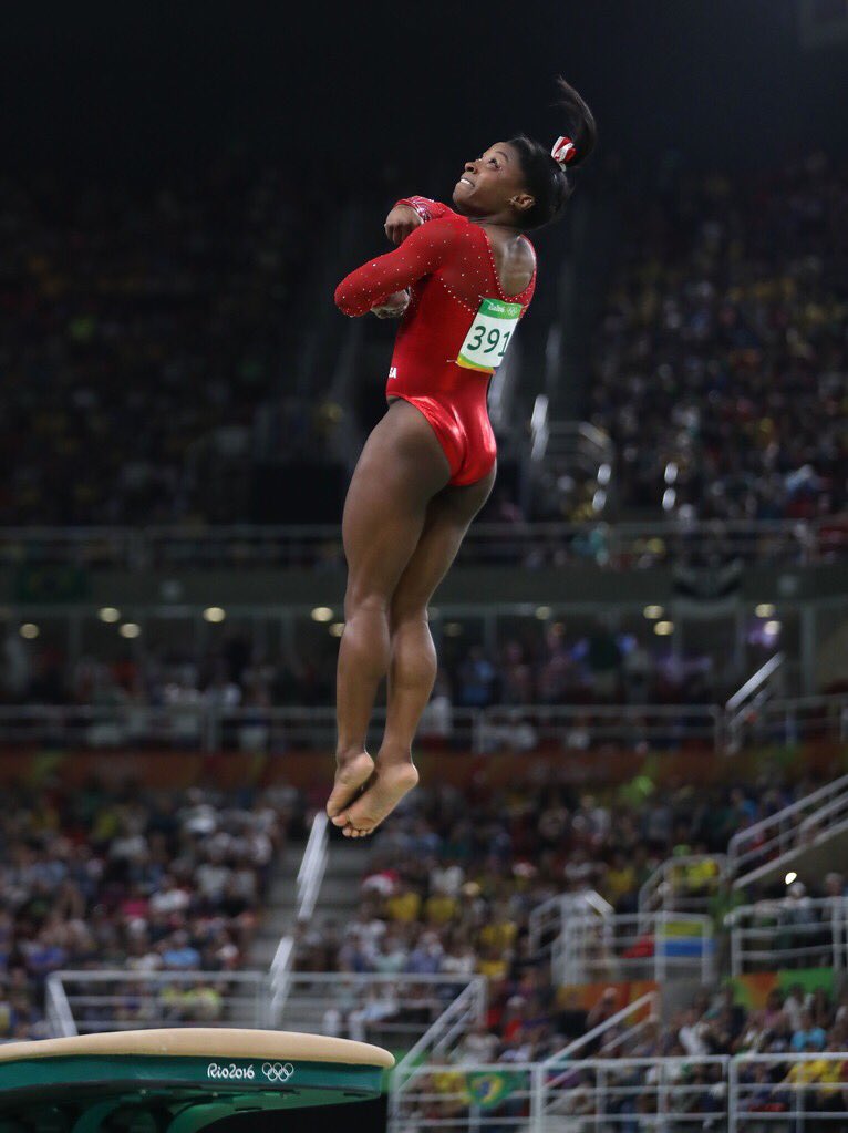 Simone Biles. and 2 others. 