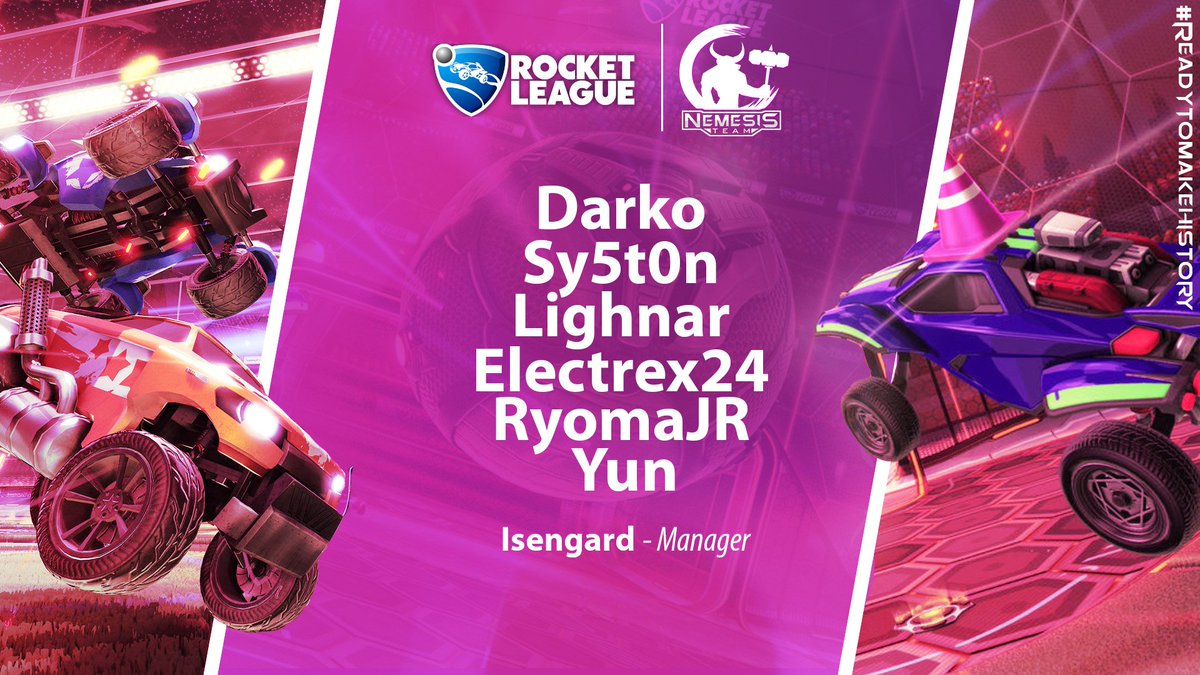 TNemesis_'s tweet photo. ️⚽️ Comenzamos a presentar a nuestra división de #RocketLeague ️⚽️

Nuestros campeones europeos TOP 1 en #ESL 🏆 https://t.co/EkLwieoTYA