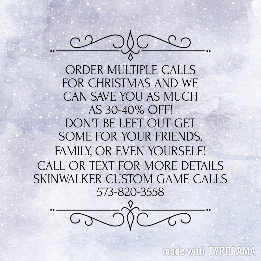 Check us out for the ultimate call experience